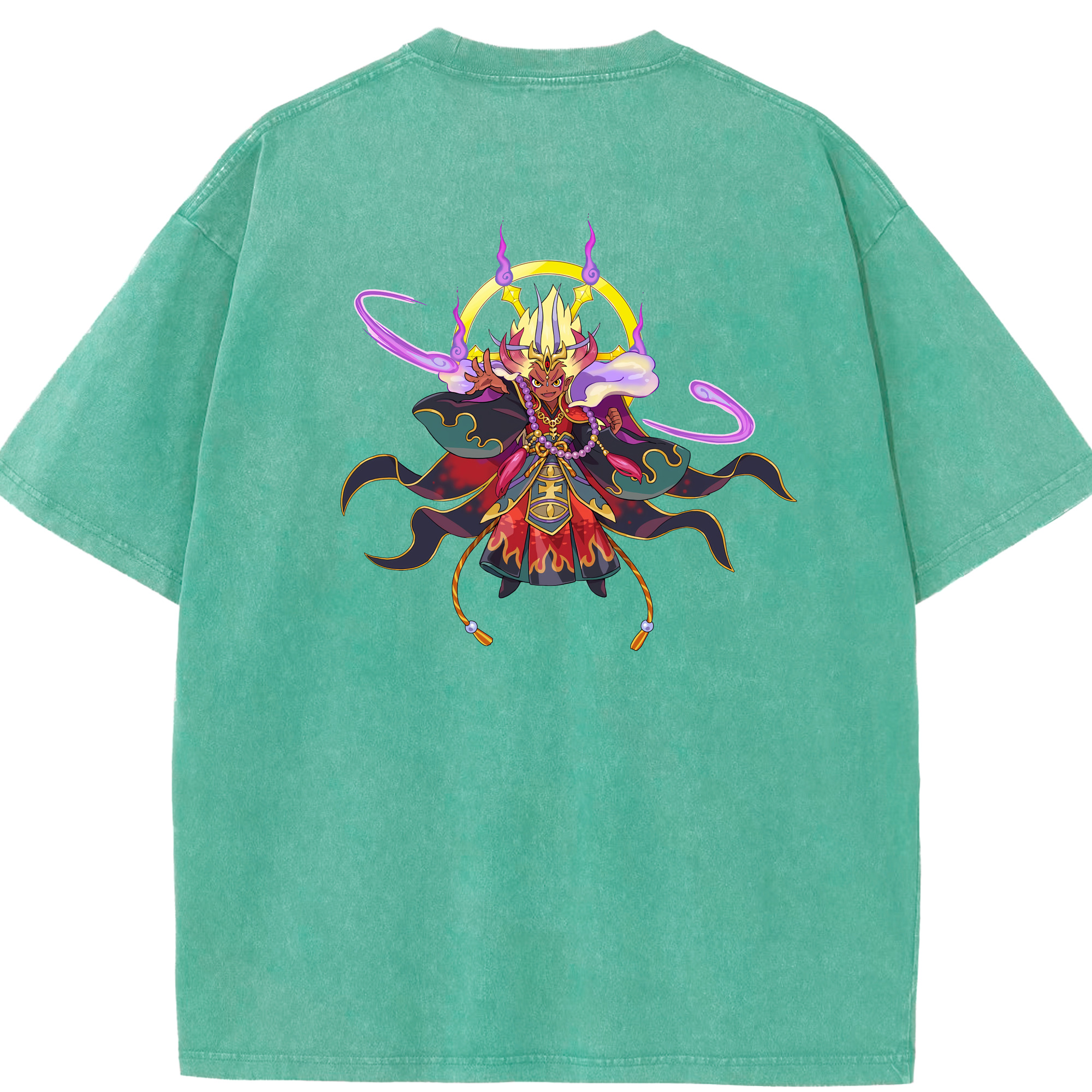 （画像用） 妖怪ウォッチ Yo-kai Watch 綿100% ヴィンテージ風 半袖Tシャツ（背面プリント）